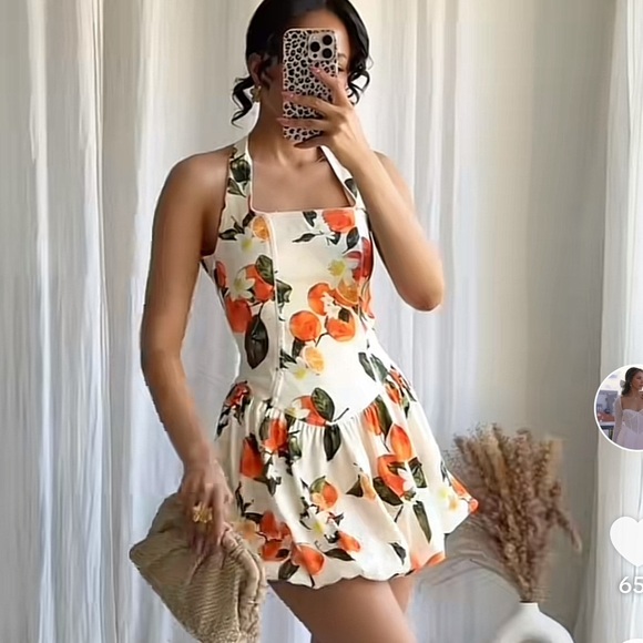 NWT ZARA vacation BLOGGER FAV Floral Mini Dress size S 
🚨FIRM PRICE NO DISCOUNT - Picture 9 of 16